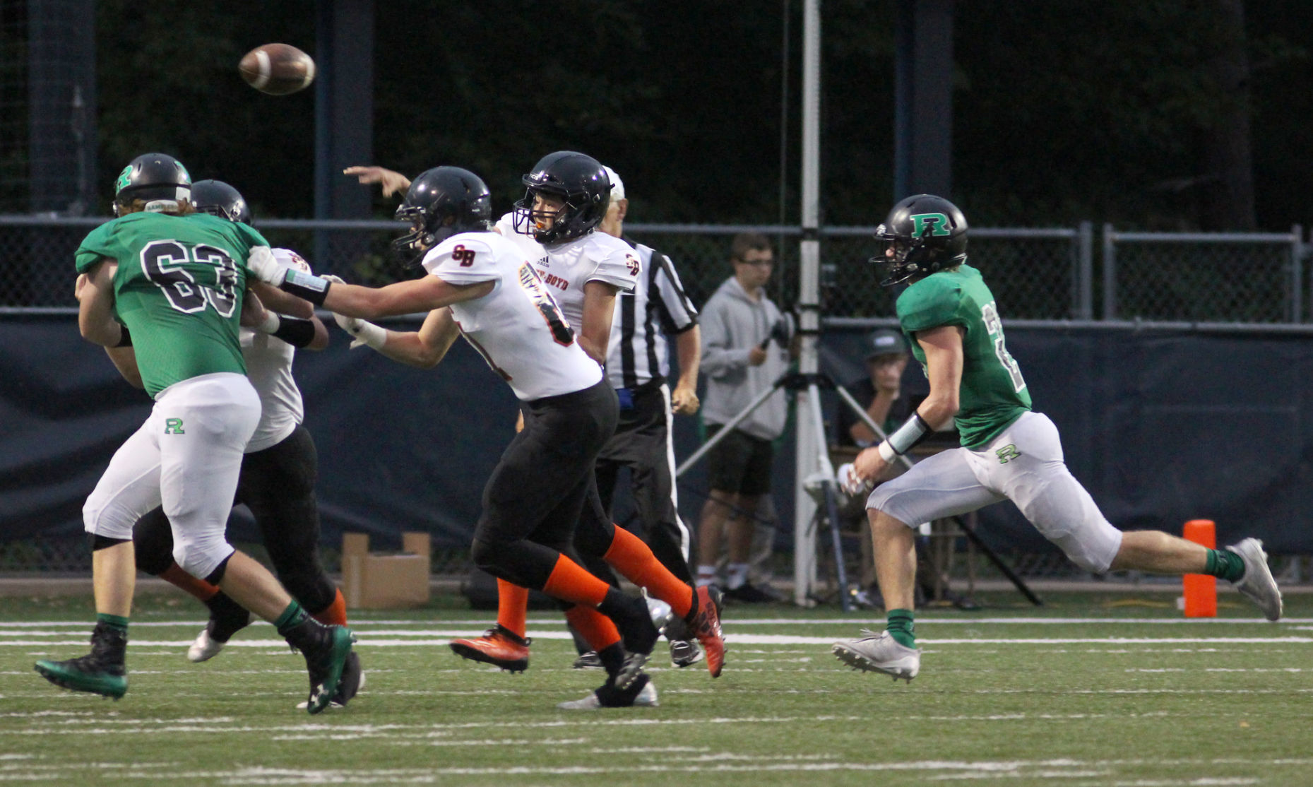 Stanley-Boyd football at Eau Claire Regis 9-5-19